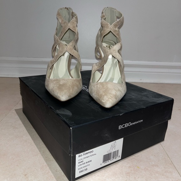 BCBGeneration Suede Heels - Picture 2 of 6